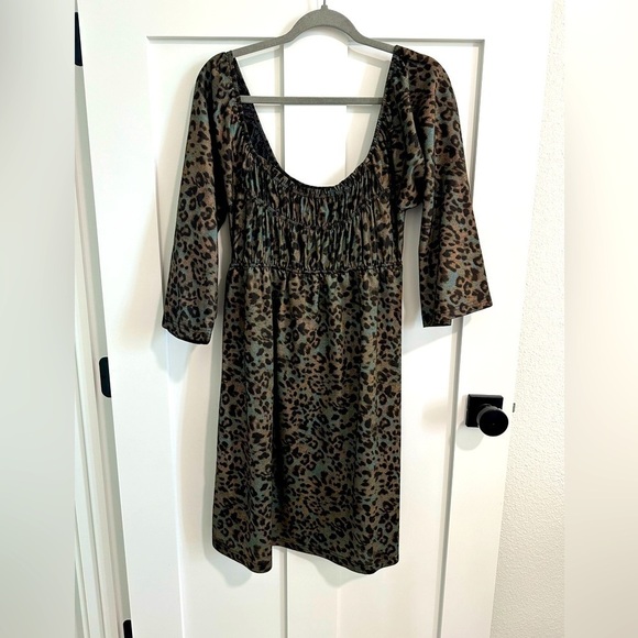 Uncle Frank Scoop Neck or Off the Shoulder Dress, Size Small, EUC, Bell Sleeves - Picture 1 of 8